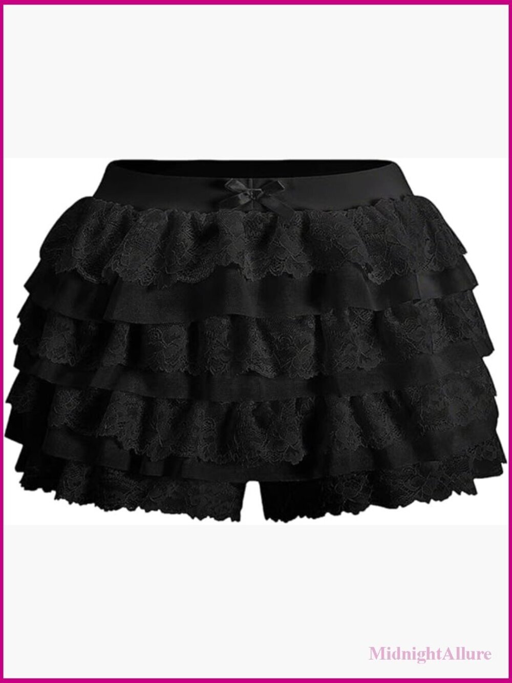Y2K Lace Multi-Layered Ruffle Shorts, Skirt-Like Bloomers Pettipants